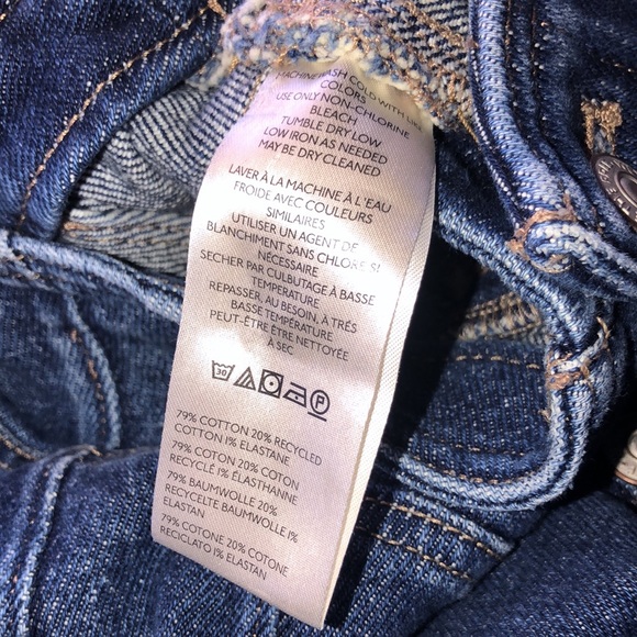 Free People We The Free Crvy Nix Corset Button Flare Split Hem Jeans Size 26 - Picture 8 of 8